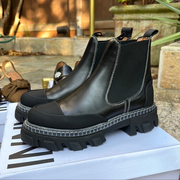 GANNI MID CHELSEA BOOTS - Picture 2 of 7